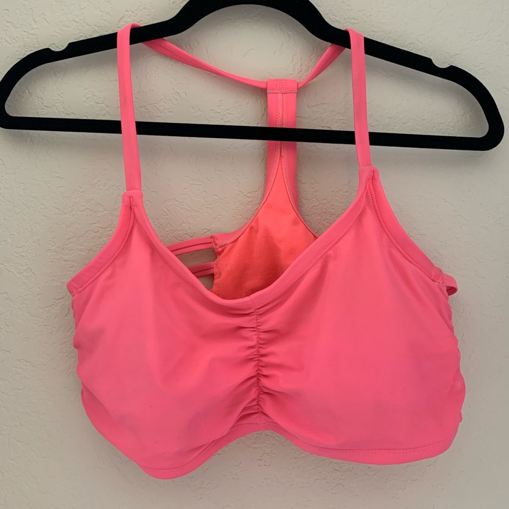 Coral Swim Top